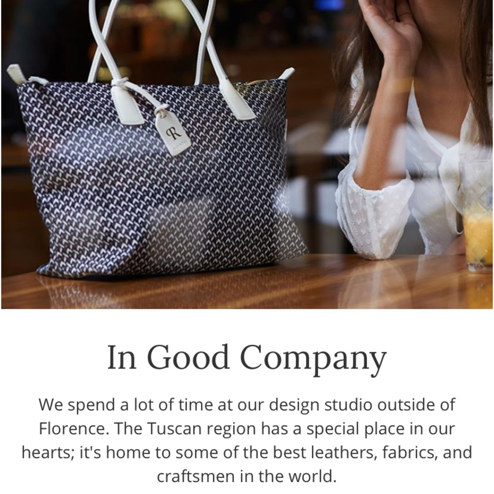 Roberta Pieri Tatami Classic Small Robertina Tote